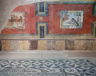 A Recreation of the Interior of a Roman House